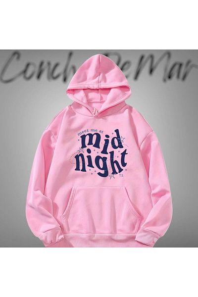 Vordevia Φούτερ με στάμπα Midnight Oversize
