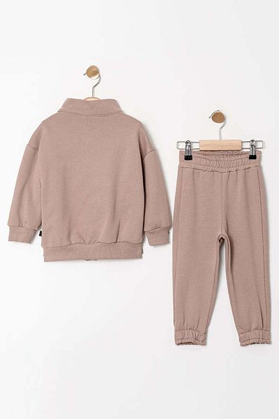 Gold Class Kidswear Boy's Tracksuit Set - Long Sleeve, Zippered, Diagonal 3 Pieces
