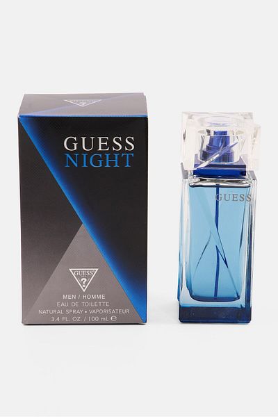 Guess Men Guess Night Eau De Toilette Natural Spray 100 ml, Transparent/Blue