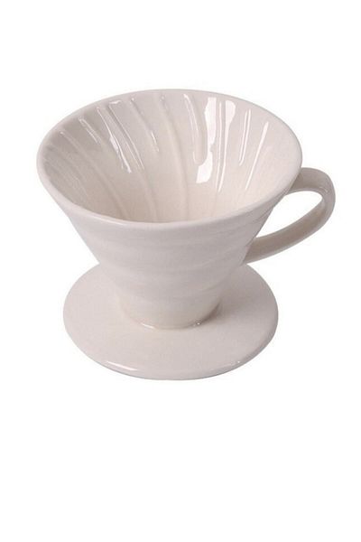 Fenusa White V60 02 Dripper Ceramic Coffee Brewing Equipment Filter Coffee