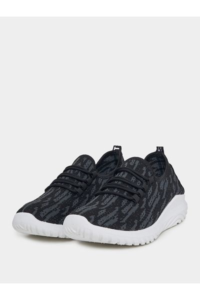 Styli Textured Elasticated Lace Running Shoes