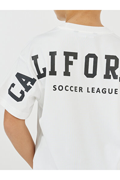 Styli California Back Print Oversized T-Shirt & Shorts Set