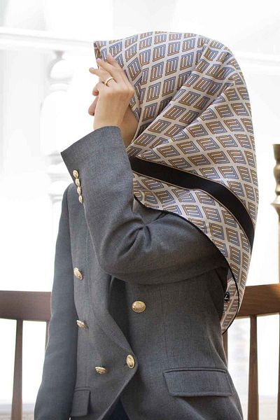 Vissona Tivil Silk Scarf DGN51 487-28-04