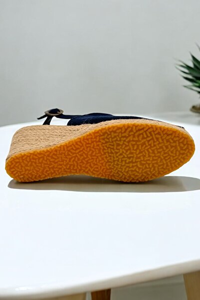 Y&D Shoes Wedge Heel Open Toe Linen Sandals Espardil