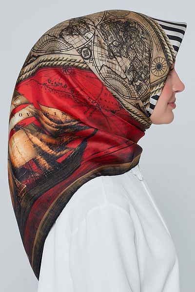 Armine Nostalgia Series Sura Silk Scarf 7473 25