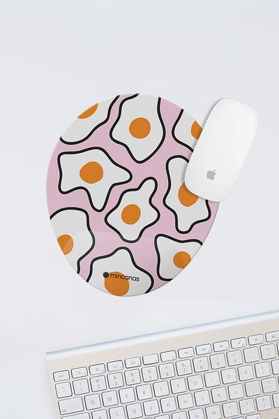 Mincanas Colorful Wrist Supported Oval Mouse Pad Mouse Pad