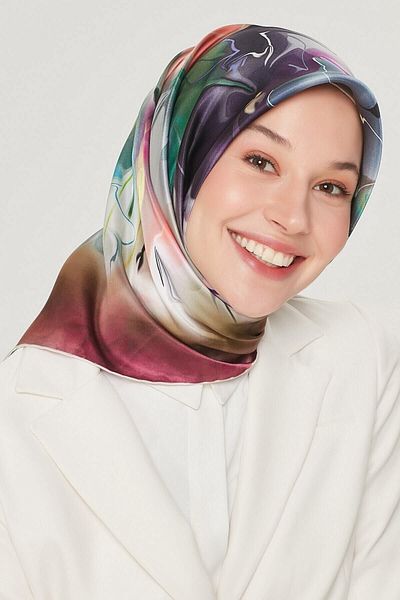 Armine Μεταξωτό κασκόλ 8527d (t) (νοσταλγία)