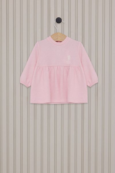 U.S. Polo Assn. Baby Girl Pink Dress