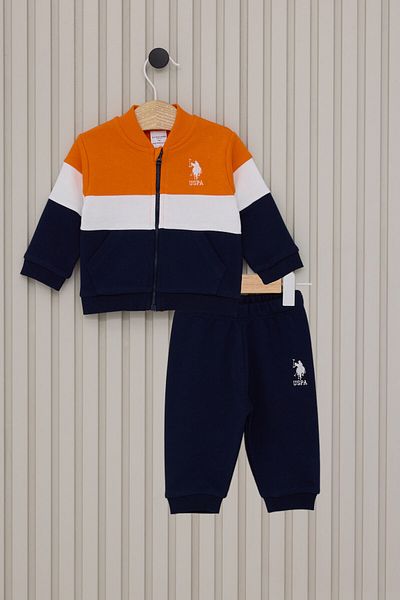 U.S. Polo Assn. Baby Boy Yellow 3 Piece Set