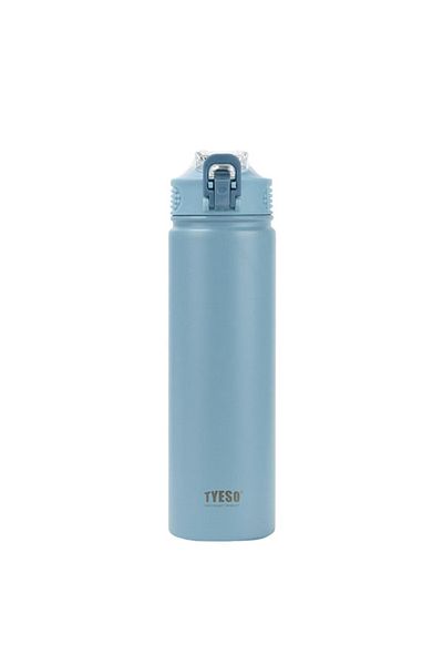 Tyeso 750ml Stainless Steel Thermos with Hidden Straw - Active Color