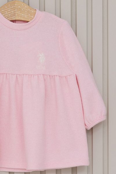 U.S. Polo Assn. Baby Girl Pink Dress