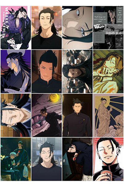 owl bag Jujutsu Kaisen - Suguru Geto Set de 16 cartele foto cu modele