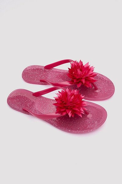 FyzHome Fyz Floral Ornate Stylish Women's Flip Flops