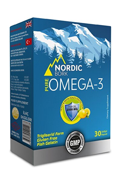 Bork Swiss Natural Omega-3 Softjel (30 KAPSÜL) Dha Epa Balık Yağı