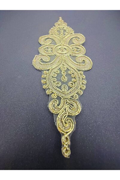 FASHİON DANTEL زينة غيبور فرنسية مع معطف ذهبي مطرز