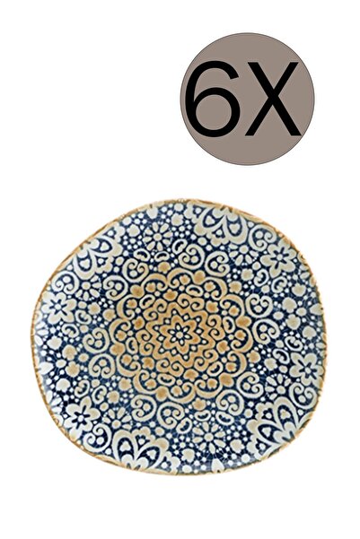 Bonna Porselen Alhambra Vago Düz Tabak 15 Cm 6'lı Takım Alhvao15dz