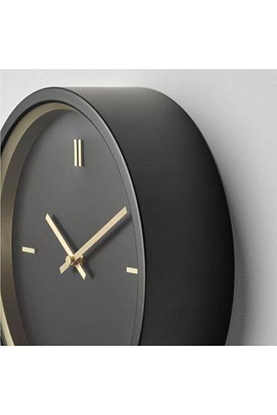 IKEA Stursk Wall Clock, Black