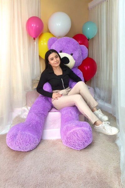 hey me: lisa Sevimli Peluş 210 cm Teddy Bear Ayı Oyuncak Ayıcık En Güzel Hedi...