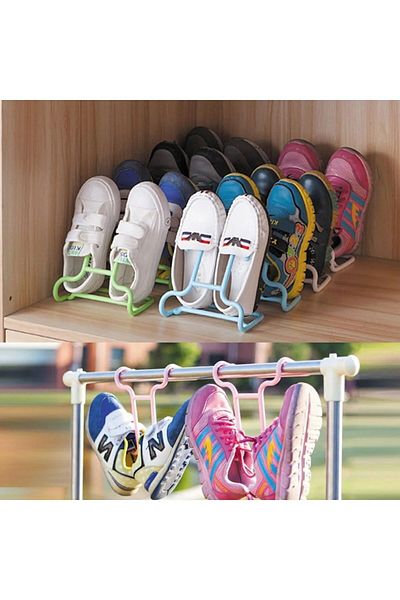 ARVALE Nish 4 Pieces Metal Shoe Saver, Drying Apparatus and Organizer Storage Organizer