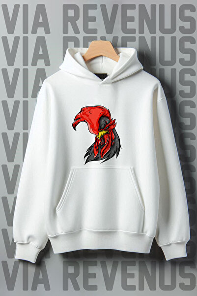 Vordevia 3-nitni petao B Štampano Ş Čupkani materijal O Oversize kroj K Sa ka...