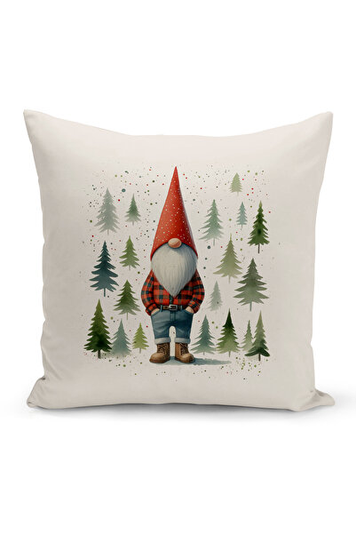 Bertille Home Новогодишна серия Двустранна калъфка за възглавница с цифров пе...