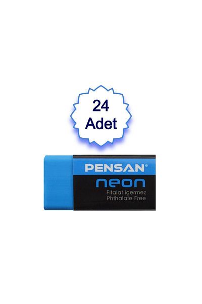 Pensan Σετ 24 Γόμες Neon Pss