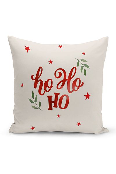 Bertille Home New Year Series Double Sided Digital Printed Throw Pillow Case (Christmas Christmas Cushion Cover)