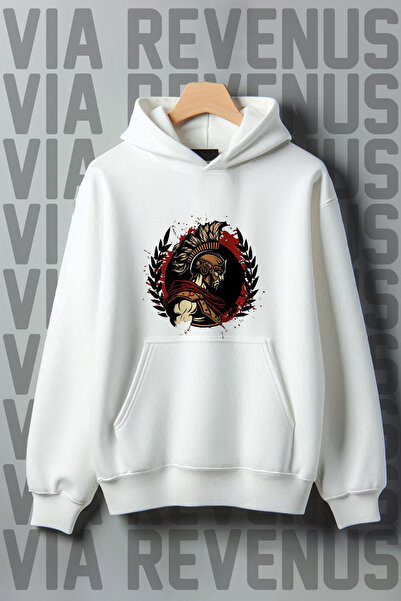 Vordevia Gladiator Štampano Oversize kroj Sa kapuljačom Dukserica - Kengur dž...