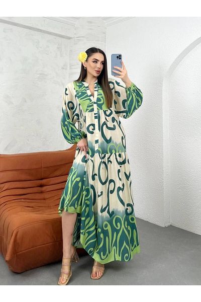 PREMİER VİE Viscose Women's Dress - Hijab Model
