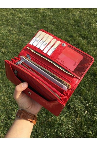 DERKON Useful Genuine Leather Women's Wallet