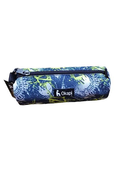 Okapi Okapi̇ Single Compartment Cylinder Pen Holder and Cutache Bag