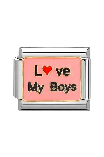RoseCo00 Italian Steel Bracelet Charm