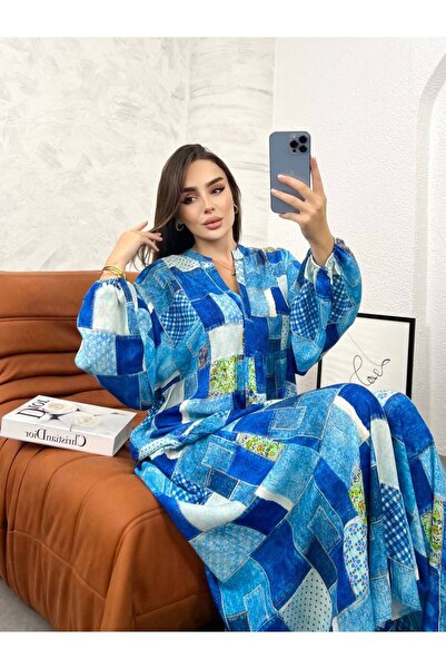 PREMİER VİE Φόρεμα Hijab με φλοράλ στάμπα βισκόζης