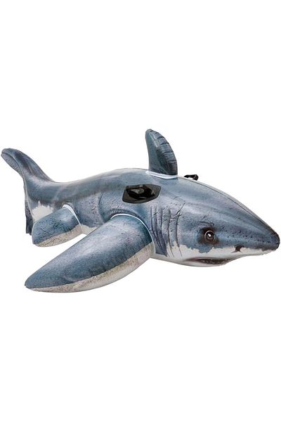 Intex Lifelike Shark - Inflatable Rider Shark 173x107 Cm
