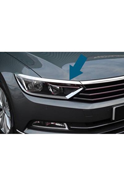 OTOTUNING53 VW Passat B8 B8,5 Uyumlu Krom Far Kaşı 3 Prç.2015-2021 Arası