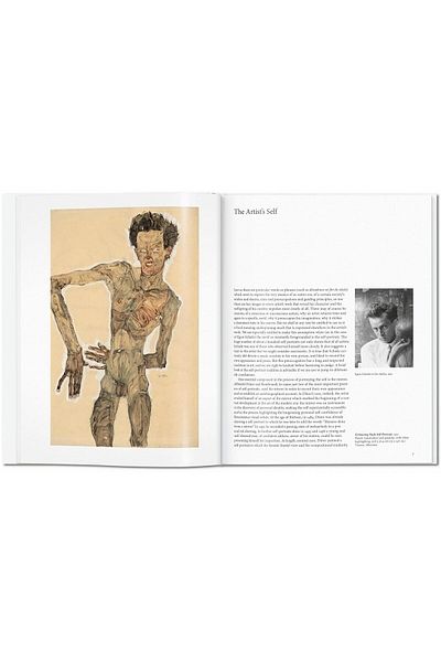 Taschen Egon Schiele 1890-1918: روح منتصف الليل للفنان الصلب مع حلقات وأكثر تقييمًا
