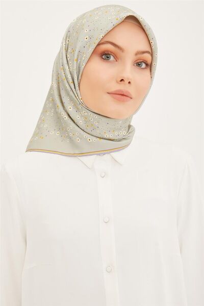 Armine Nostalji Serisi Tivil ipek Eşarp 8900 20