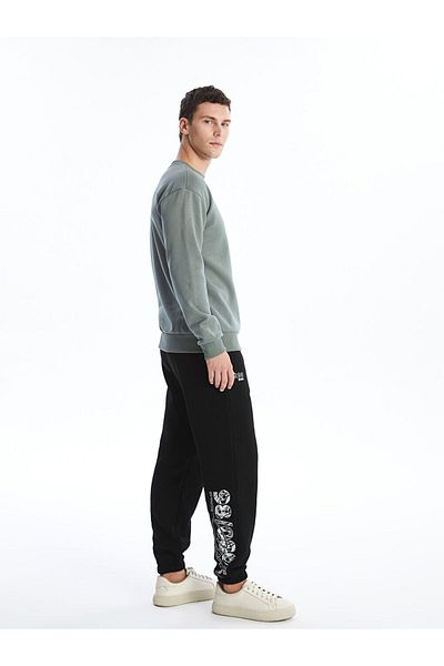 LC Waikiki Άνετη ανδρική χοντρή αθλητική φόρμα Jogger Calip - W42324z8
