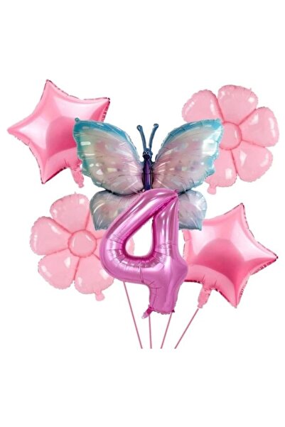 DÜVENCİ TİCARET KELEBEK FOLYO BALONLU YAŞ BALON SETİ