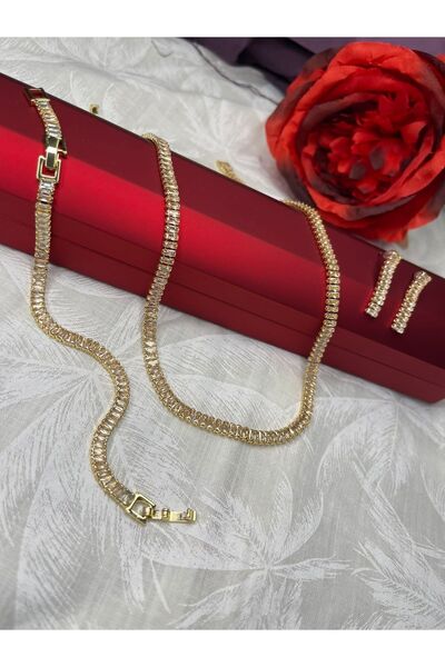 ismim bijuteri Su yolu takım kolye bileklik küpe Çeliktir