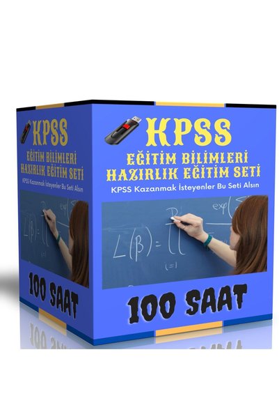 Enine Boyuna Eğitim 2025 Eğitim Bilimleri Hazırlık Görüntülü Eğitim Seti (100 SAAT ANLATIM)