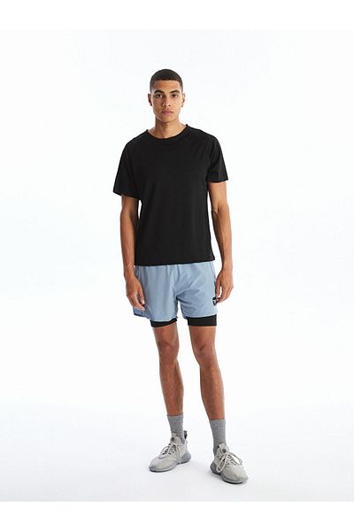 LC Waikiki Pantaloni scurți slim fit cu jambiere sport pentru bărbați