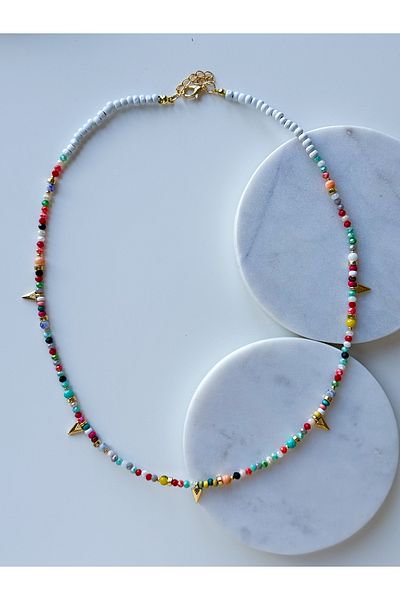 CHARMLUCKY Mix Bead Necklace