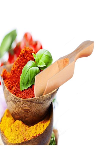 Ax Axentia 6 Pieces Bamboo Wooden Spice Shovel Spoon