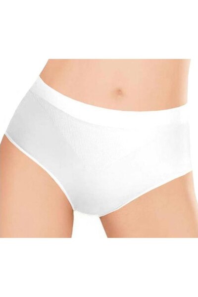 MasmaviMilla Γυναικείο Μαύρο και Λευκό Σλιπ Σύσφιξης Κοιλιάς και Μέσης