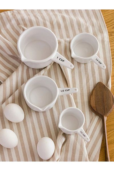 LC Waikiki LCW HOME 4 Piece Ceramic Measuring Cup Set