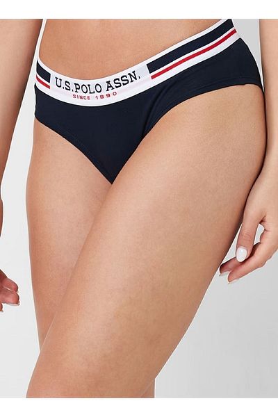 U.S. Polo Assn. Γυναικείο Σετ μπουστάκι 2 τεμαχίων από βαμβακερό Lycra πουά
