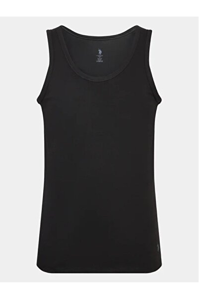 U.S. Polo Assn. Men's 2-Piece Box Cotton Black Tank Top
