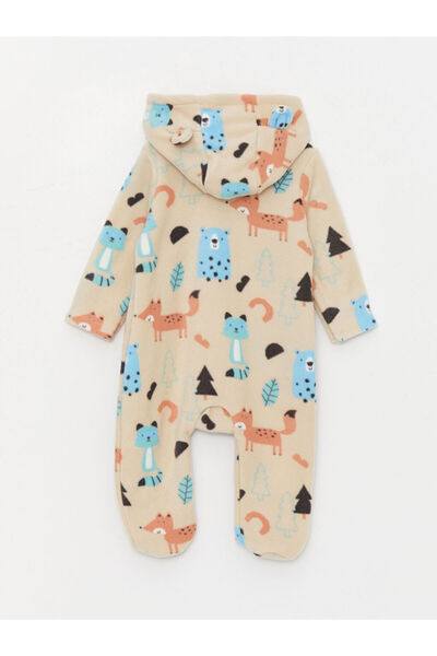 LC Waikiki Kapüşonlu Erkek Bebek Tulum  (0-12 Ay Patikli, 12 Ay+ Patiksiz)