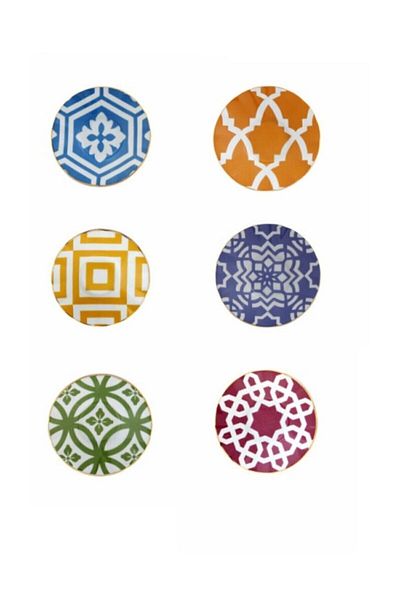Porland Morocco 12 cm 6-Piece Tea Plate Set